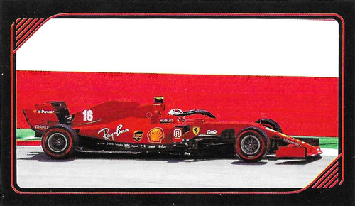 #037 Charles Leclerc (Ferrari) - Topps Formula 1 2020 - Sticker
