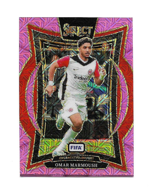 #32 Omar Marmoush (Eintracht Frankfurt) - PINK MOJO PARALLEL 085/299 - Panini Select FIFA Soccer 2024/25