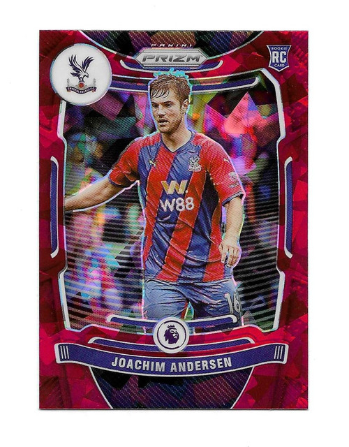 #289 Joachim Andersen (Crystal Palace) - RED ICE PARALLEL - Panini Prizm Premier League 2021/22