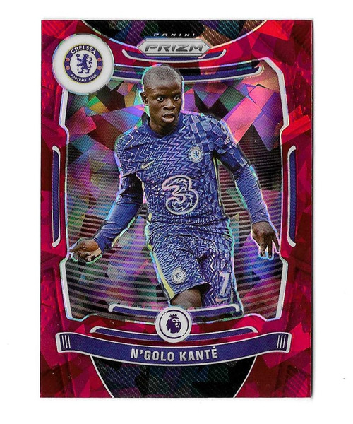 #248 N'Golo Kante (Chelsea) - RED ICE PARALLEL - Panini Prizm Premier League 2021/22
