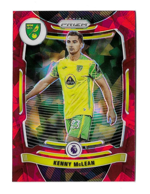 #174 Kenny McLean (Norwich City) - RED ICE PARALLEL - Panini Prizm Premier League 2021/22
