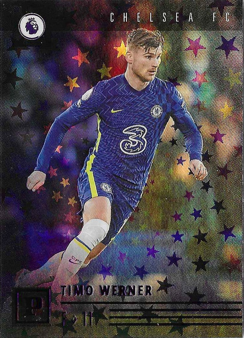 #026 Timo Werner (Chelsea) - PURPLE ASTRO PARALLEL - Panini Chronicles Soccer 2021/22