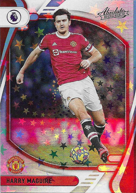#052 Harry Maguire (Manchester United) - PURPLE ASTRO PARALLEL (Absolute) - Panini Chronicles Soccer 2021/22