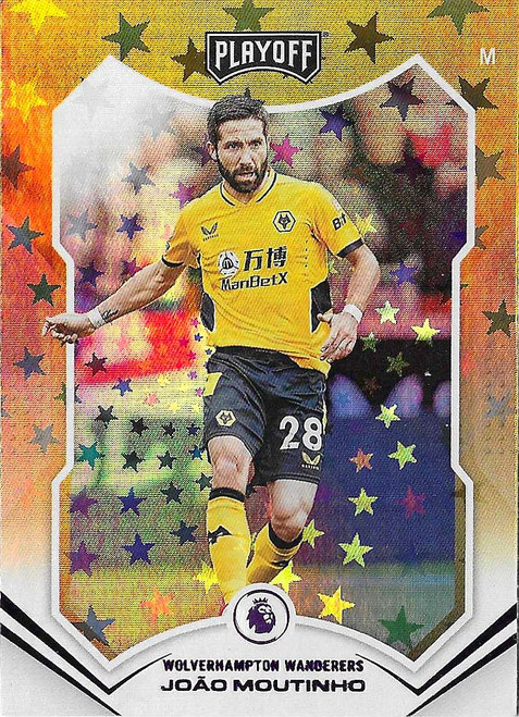 #080 Joao Moutinho (Wolves) - PURPLE ASTRO PARALLEL (Playoff) - Panini Chronicles Soccer 2021/22