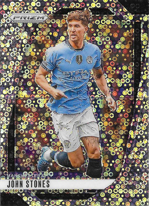 #017 John Stones (Manchester City) - BREAKAWAY PARALLEL - Panini Prizm Premier League 2024/25