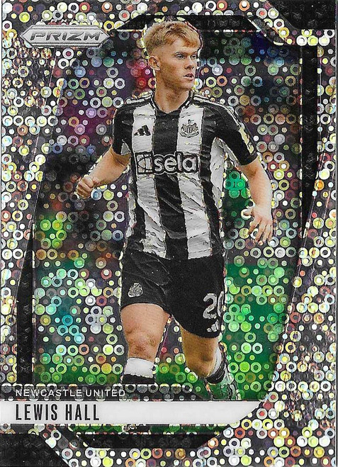 #106 Lewis Hall (Newcastle United) - BREAKAWAY PARALLEL - Panini Prizm Premier League 2024/25