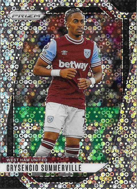 #153 Crysencio Summerville (West Ham United) - BREAKAWAY PARALLEL - Panini Prizm Premier League 2024/25