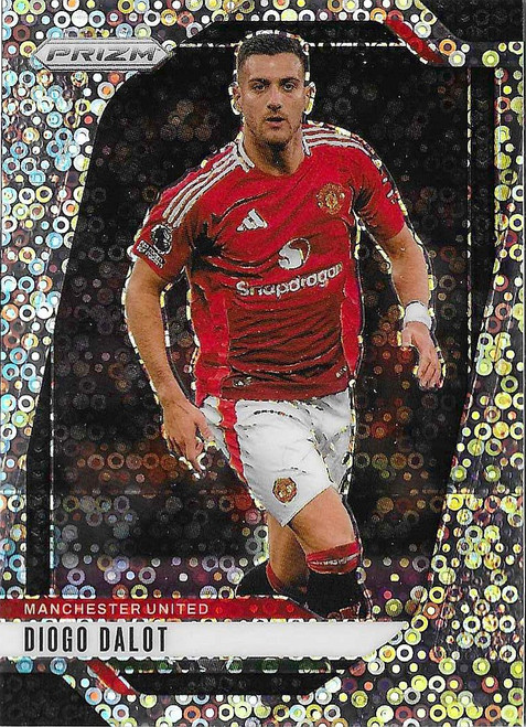 #134 Diogo Dalot (Manchester United) - BREAKAWAY PARALLEL - Panini Prizm Premier League 2024/25