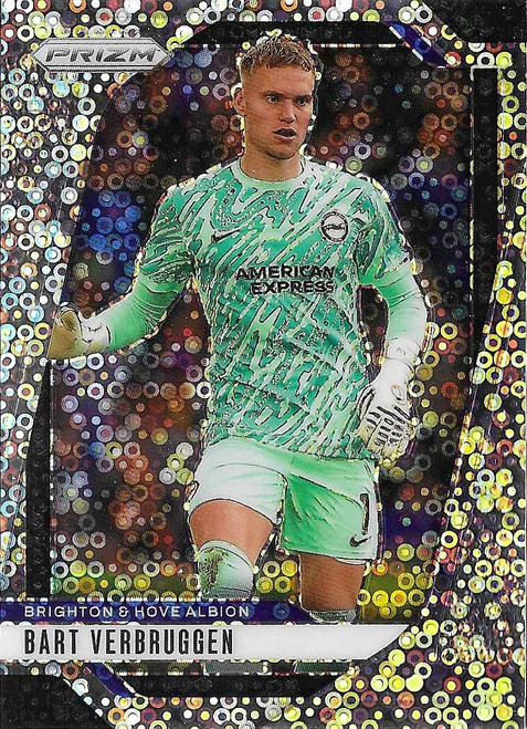 #176 Bart Verbruggen (Brighton) - BREAKAWAY PARALLEL - Panini Prizm Premier League 2024/25