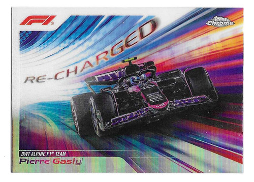 RECH-10 - Pierre Gasly (Alpine) - RE-CHARGED - Topps Chrome Formula 1 2024