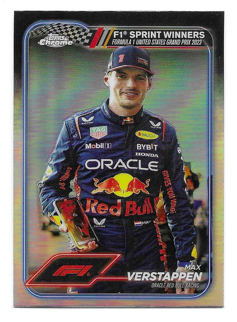 #152 Max Verstappen (Red Bull) - REFRACTOR PARALLEL - Topps Chrome Formula 1 2024