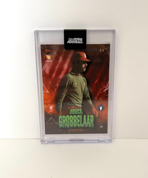 HALLOWEEN - #691 Bruce Grobbelaar (Liverpool) - RED PARALLEL 4/5 - Topps Total Football 2025/26