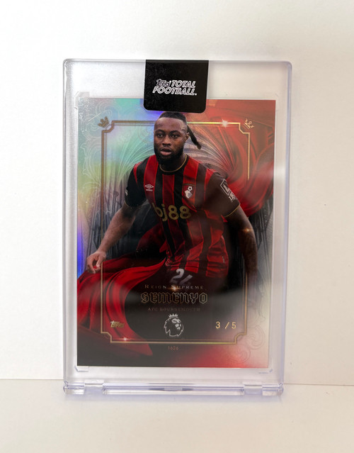 REIGN SUPREME - #1626 Antoine Semenyo (Bournemouth) - RED PARALLEL 3/5 - Topps Total Football 2025/26