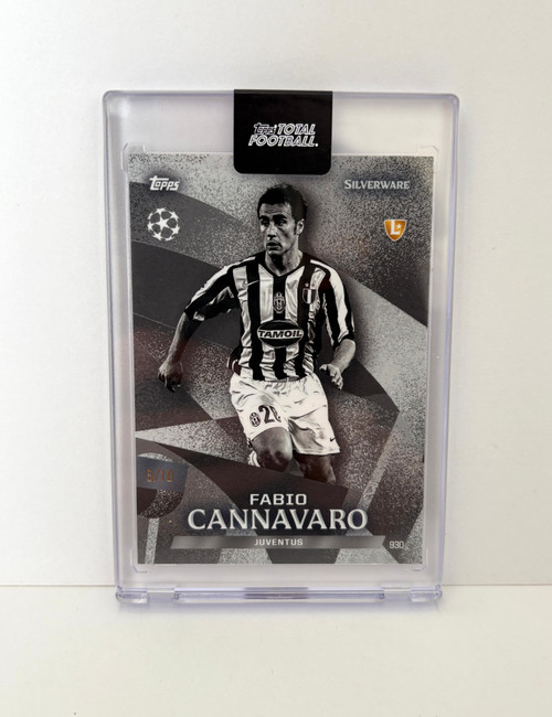 SILVERWARE - #930 Fabio Cannavaro (Juventus) - BLACK PARALLEL 5/10 - Topps Total Football 2025/26