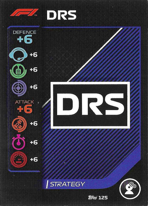 #125 DRS - Topps Turbo Attax 2020 (Formula 1/F1)