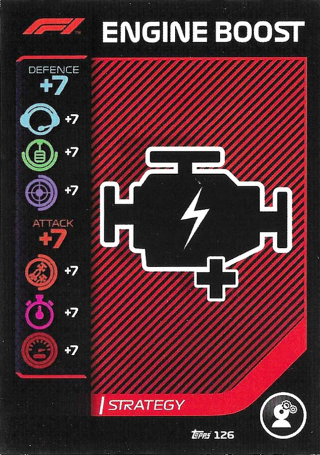 #126 Engine Boost - Topps Turbo Attax 2020 (Formula 1/F1)