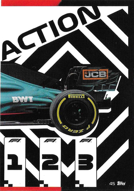 #045 Puzzle (Aston Martin) - Topps Turbo Attax 2021 (Formula 1/F1)