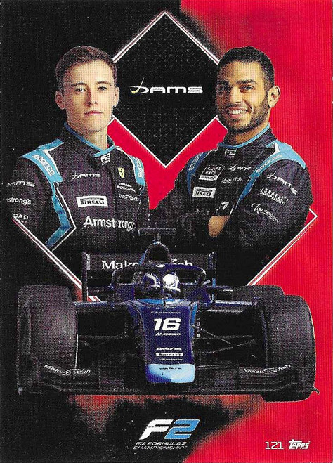 #121 Marcus Armstrong & Roy Nissany (Dams) - Topps Turbo Attax 2021 (Formula 1/F1)