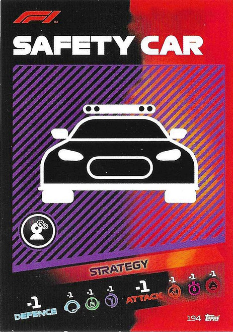 #194 Safety Car - Topps Turbo Attax 2021 (Formula 1/F1)