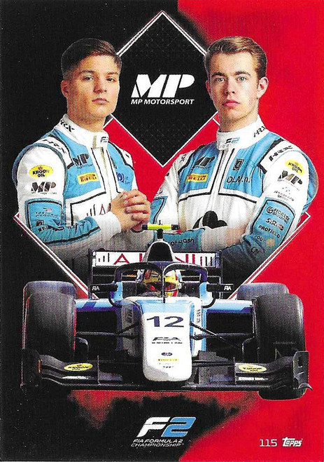 #115 Lirim Zendeli & Richard Verschoor (MP) - Topps Turbo Attax 2021 (Formula 1/F1)