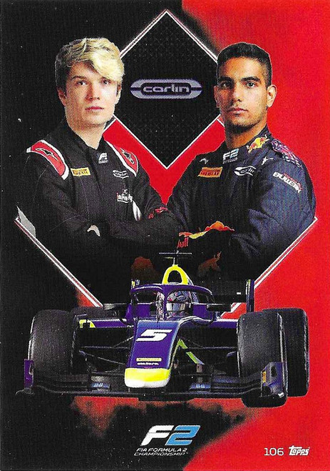 #106 Dan Ticktum & Jehan Daruvala (Carlin) - Topps Turbo Attax 2021 (Formula 1/F1)