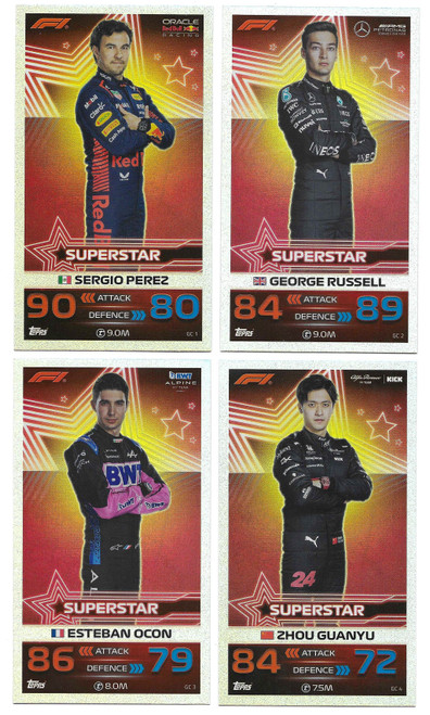 COMPLETE SET - Giant Card - Topps Turbo Attax 2023 India Edition (Formula 1/F1)