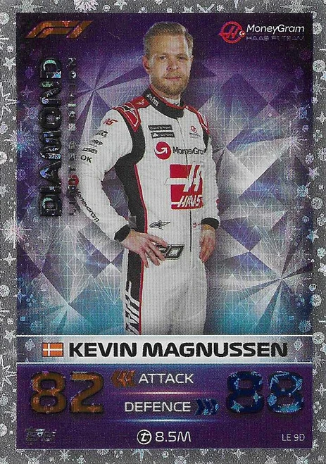 LE009D - Kevin Magnussen (Haas) - DIAMOND LIMITED EDITION - Topps Turbo Attax 2023 India Edition (Formula 1/F1)