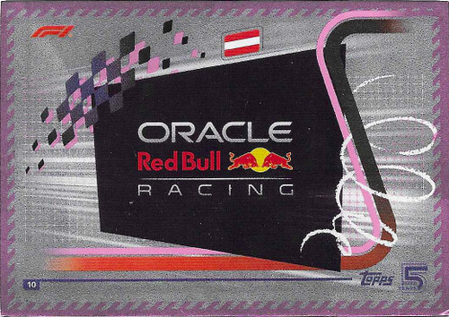 #010 Team Logo (Red Bull) - PINK PARALLEL - Topps Turbo Attax 2024 India Edition (Formula 1/F1)