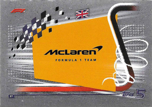 #037 Team Logo (McLaren) - Topps Turbo Attax 2024 India Edition (Formula 1/F1)