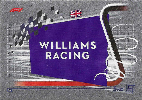 #064 Team Logo (Williams) - Topps Turbo Attax 2024 India Edition (Formula 1/F1)
