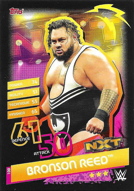 #100 Bronson Reed - Topps WWE Slam Attax Reloaded (2020)