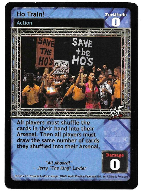 #059 Ho Train! - Comic Images WWF Raw Deal 2001 (v2.0)