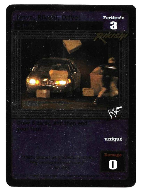 #094 Drive, Rikishi, Drive! - Comic Images WWF Raw Deal 2001 (v2.0)