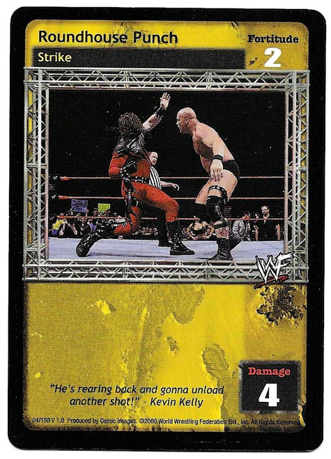 #004 Roundhouse Punch (Kane & Stone Cold Steve Austin) - Comic Images WWF Raw Deal 2000 (v1.0)