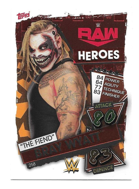 #258 The Fiend Bray Wyatt - Topps WWE Slam Attax 2021