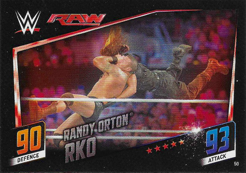 #050 Randy Orton (RKO) - Topps WWE Slam Attax Then Now Forever (2015)