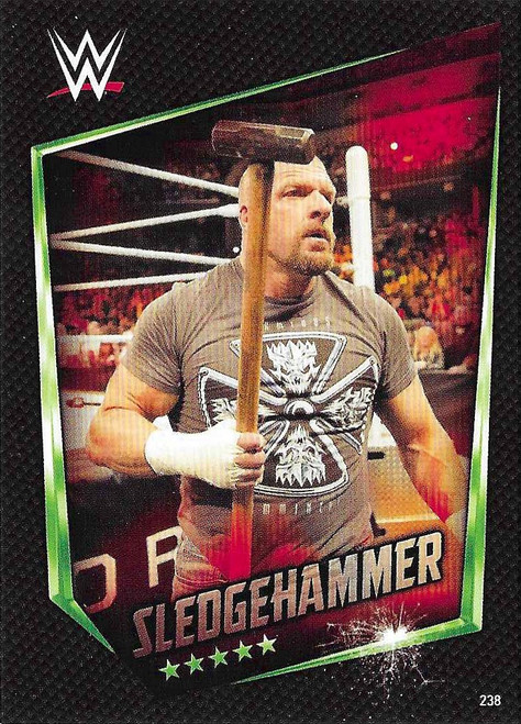 #238 Sledgehammer (Triple H) - Topps WWE Slam Attax Then Now Forever (2015)