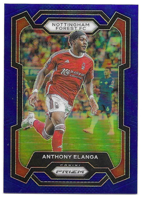 #241 Anthony Elanga (Nottingham Forest) - BLUE PARALLEL 107/299 - Panini Prizm Premier League 2023/24