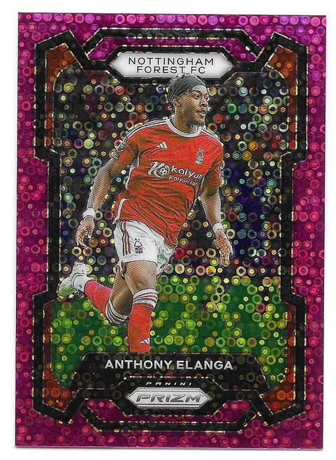 #241 Anthony Elanga (Nottingham Forest) - BREAKAWAY PINK PARALLEL 078/149 - Panini Prizm Premier League 2023/24