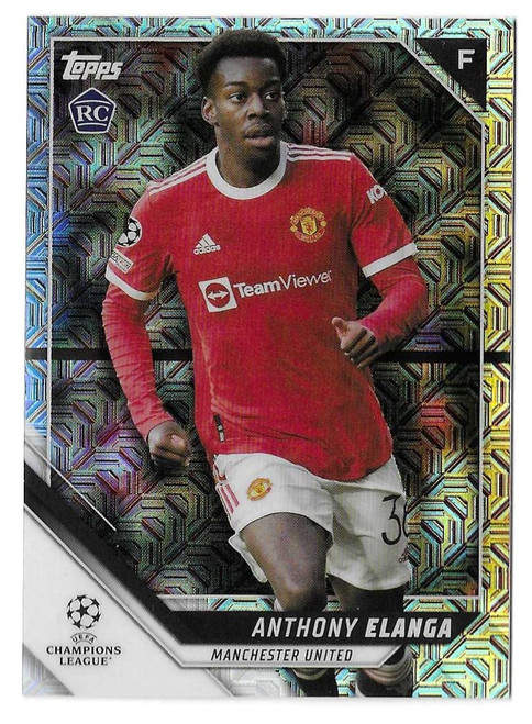 #15 Anthony Elanga (Manchester United) - MOJO PARALLEL - Topps UEFA Champions League Japan Edition 2021/22