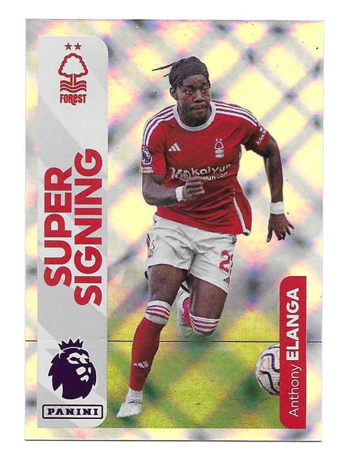 #515 Anthony Elanga (Nottingham Forest) - SUPER SIGNING - Panini Premier League 2024 - Sticker