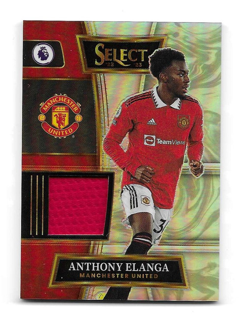 SW-AEL - Anthony Elanga (Manchester United) - SELECT SWATCHES (Red) - Panini Select Premier League 2022/23
