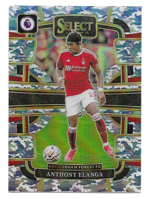 #78 Anthony Elanga (Nottingham Forest) - WINTER CAMO PARALLEL 079/110 - Panini Select Premier League 2023/24