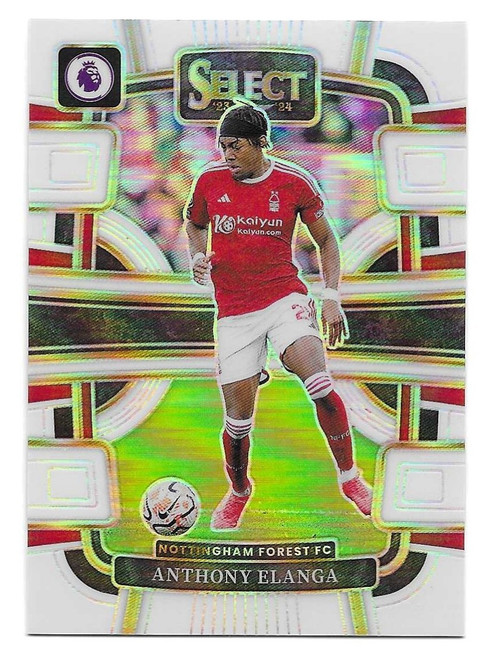 #78 Anthony Elanga (Nottingham Forest) - WHITE PARALLEL 04/20 - Panini Select Premier League 2023/24