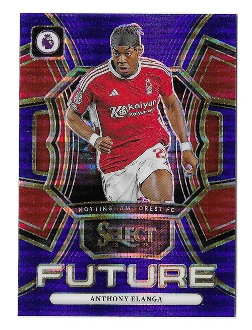 FUTURE - #19 Anthony Elanga (Nottingham Forest) - BLUE PULSAR PARALLEL - Panini Select Premier League 2023/24
