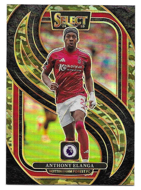 #175 Anthony Elanga (Nottingham Forest) - CAMO PARALLEL 080/150 - Panini Select Premier League 2024/25