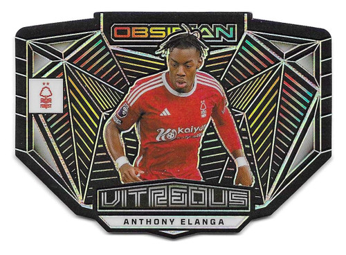 VITREOUS - #9 Anthony Elanga (Nottingham Forest) - BASE 119/120 - Panini Obsidian Soccer 2023/24