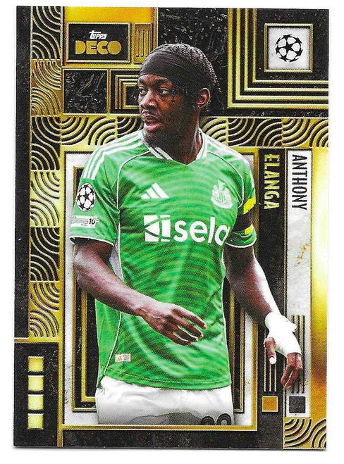 CURRENT STARS - Anthony Elanga (Newcastle United) - Topps Deco UEFA Club Competitions 2025/26