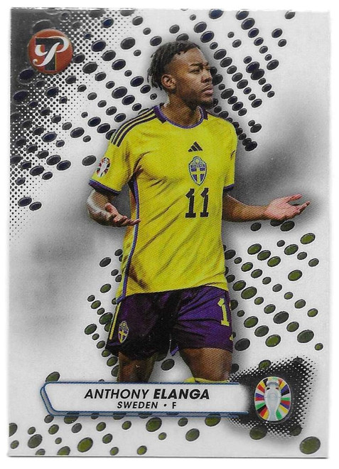 #77 Anthony Elanga (Sweden) - Topps Pristine Road to Euro 2024