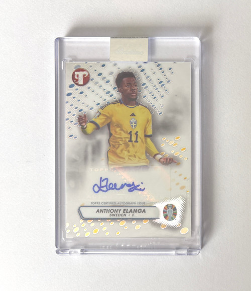 PA-AE - Anthony Elanga (Sweden) - PRISTINE AUTOGRAPH - Topps Pristine Road to Euro 2024